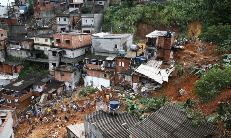 Chuvas causam 24 mortes no estado de São Paulo