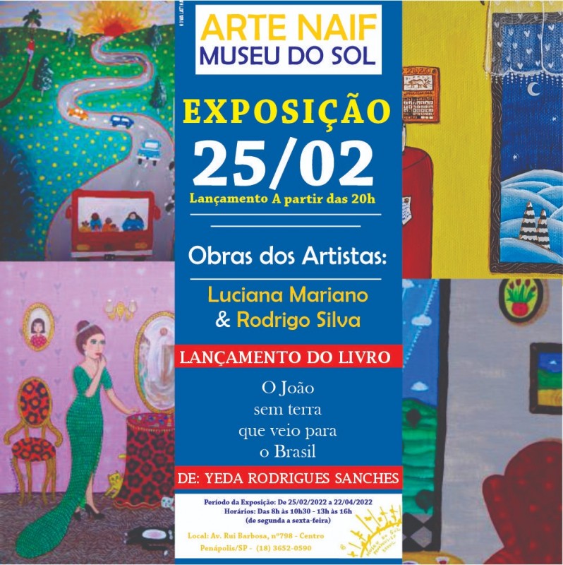 Museu do Sol promove exposição de obras e lançamento de livro dia 25