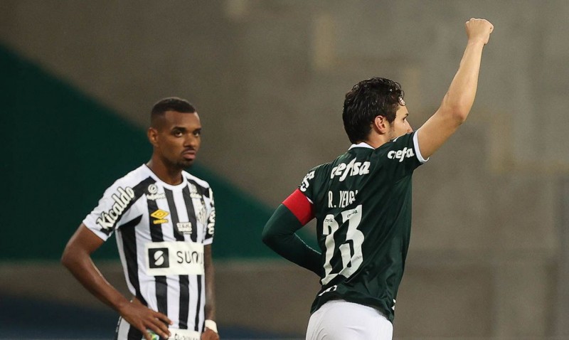 Palmeiras bate Santos e deslancha em 1º lugar no Grupo C do Paulistão