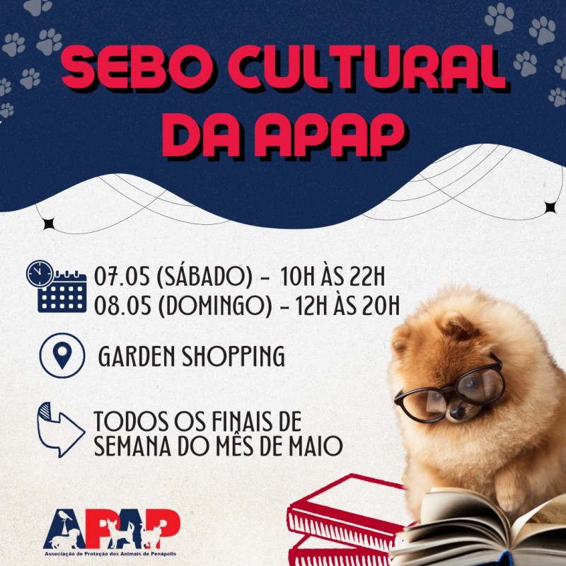 Apap realiza mais uma edição do ‘Sebo Cultural’