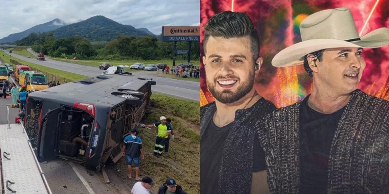 Cantor sertanejo Conrado, da dupla com Aleksandro, está internado em estado grave após acidente