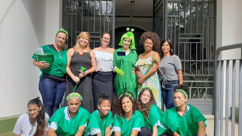 Escola realiza projeto de conscientização ao patrimônio público e meio ambiente