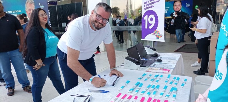 Fábio Ferracini é oficializado candidato a deputado estadual em convenção do Podemos