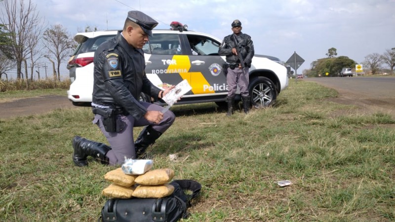 Jovem é preso pelo TOR transportando ‘super maconha’ e haxixe