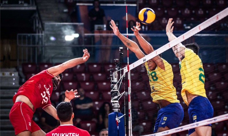 Brasil tem Irã como rival nas oitavas do Mundial de vôlei masculino