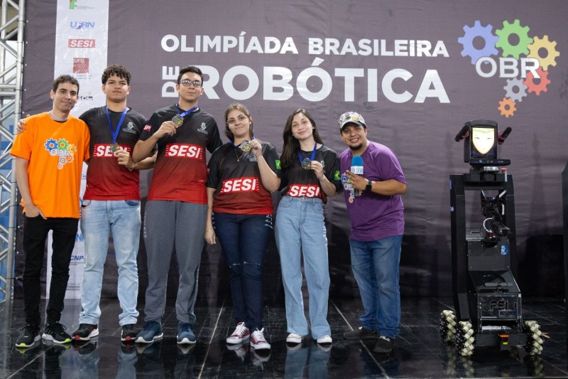 Equipe Sesi CyberNerds local alcança etapa nacional da OBR