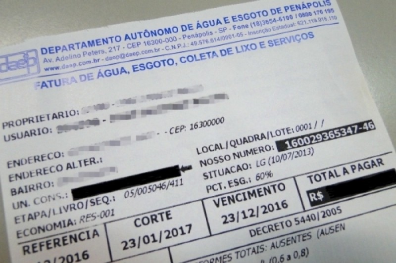 Daep faz parceria com cartórios para protesto de fatura de água e esgoto em atraso