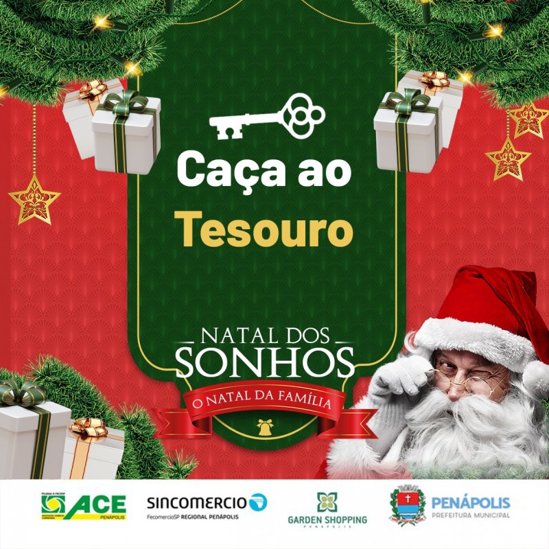 Natal dos Sonhos terá ‘Caça ao Tesouro’ com premiação de R$ 2 mil