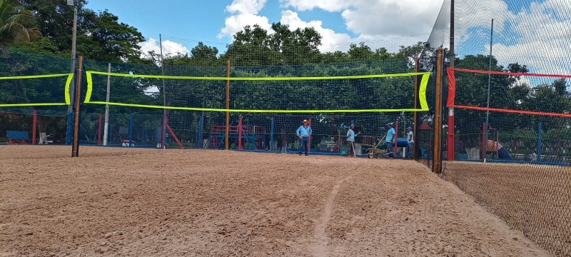 Lago Azul inaugura quadras de beach tênis, vôlei e futevôlei