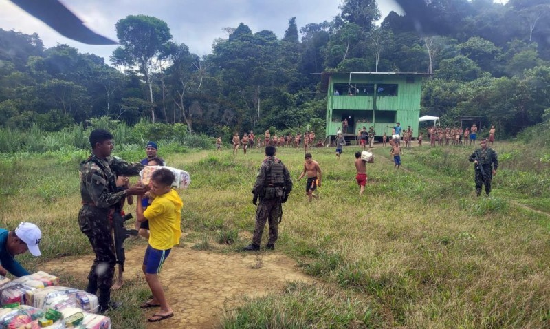 Governo prepara hospital de campanha para atender índios yanomami