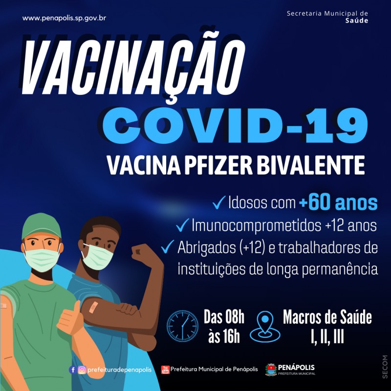 Covid-19: liberada vacina bivalente para idosos a partir de 60 anos