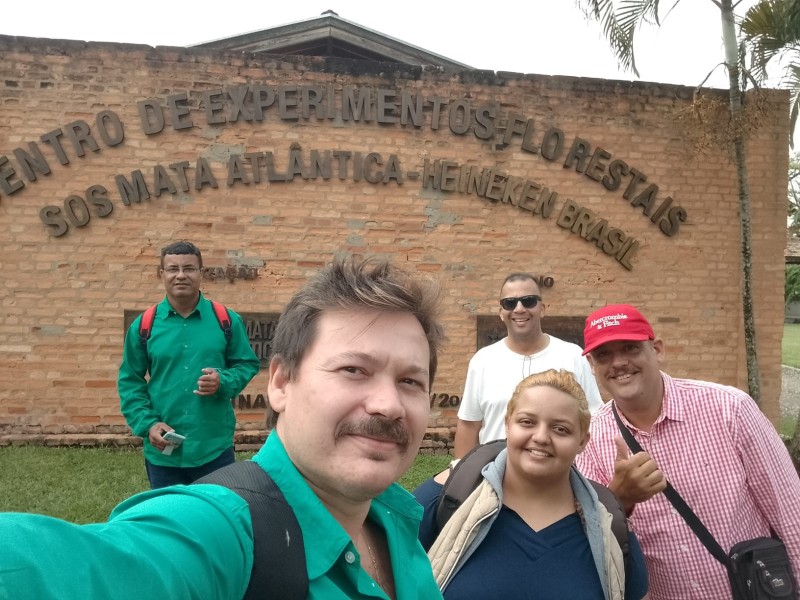 Equipes técnicas do Consórcio Ribeirão Lajeado e do Daep visitam SOS Mata Atlântica de Itu