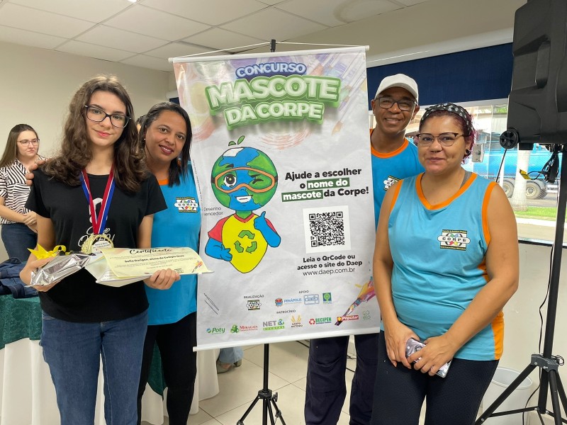 Corpe anuncia vencedores do concurso do mascote