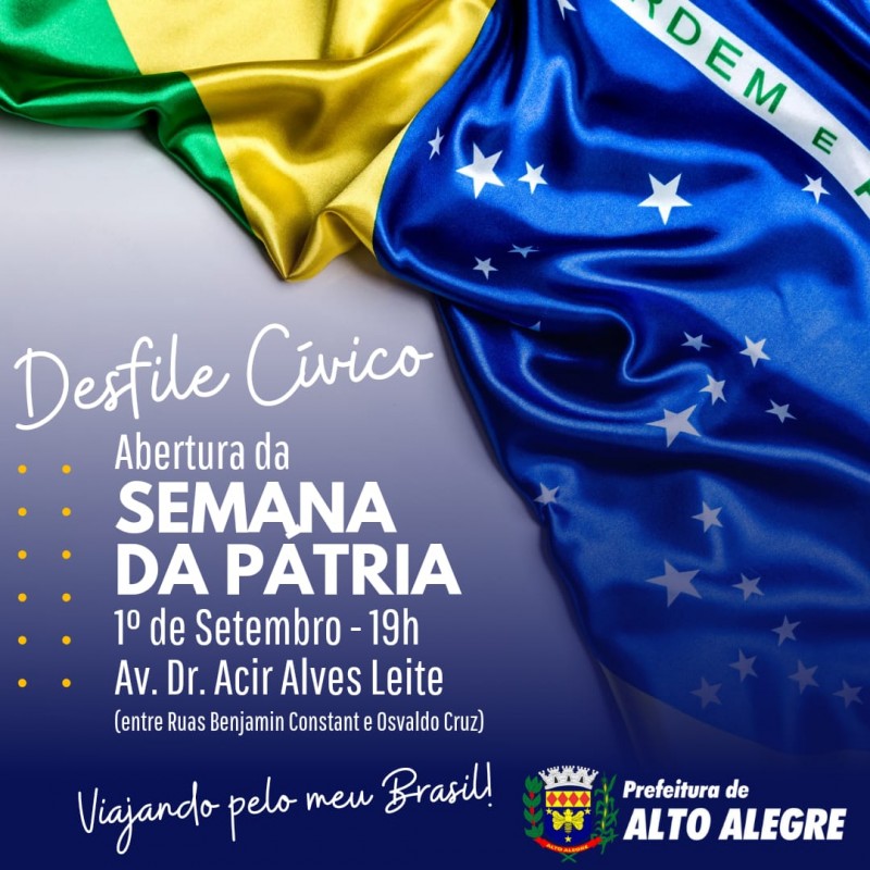 Alto Alegre realiza desfile para celebrar a Semana da Pátria