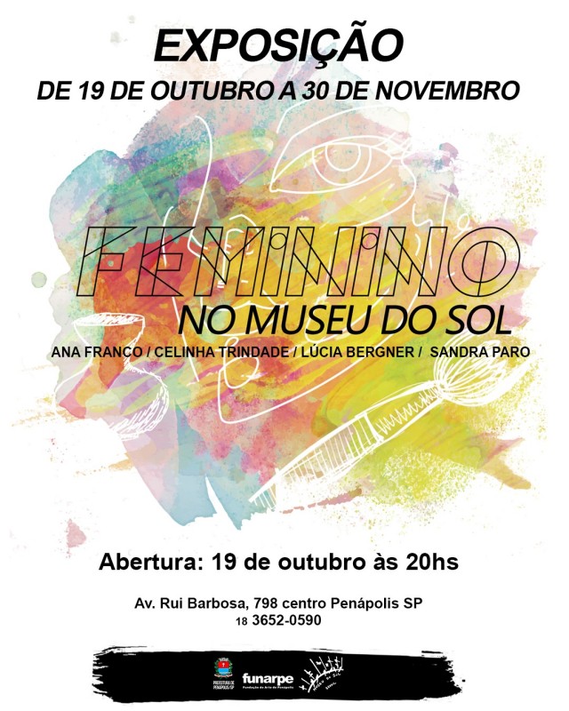 Exposição apresenta obras de arte em mosaico e pinturas de baixo e sobre esmalte no Museu do Sol