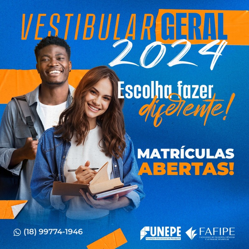 FUNEPE abre inscrições para vestibular agendado