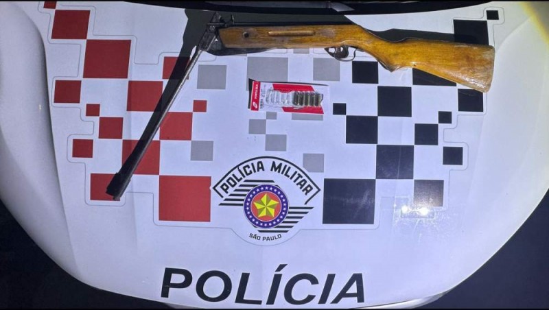 Homem é preso no Marco Guerreiro acusado de violência doméstica e posse irregular de arma de fogo