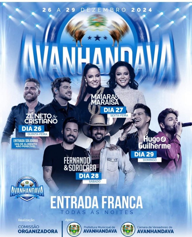 Avanhandava comemora aniversário com rodeio e grandes shows