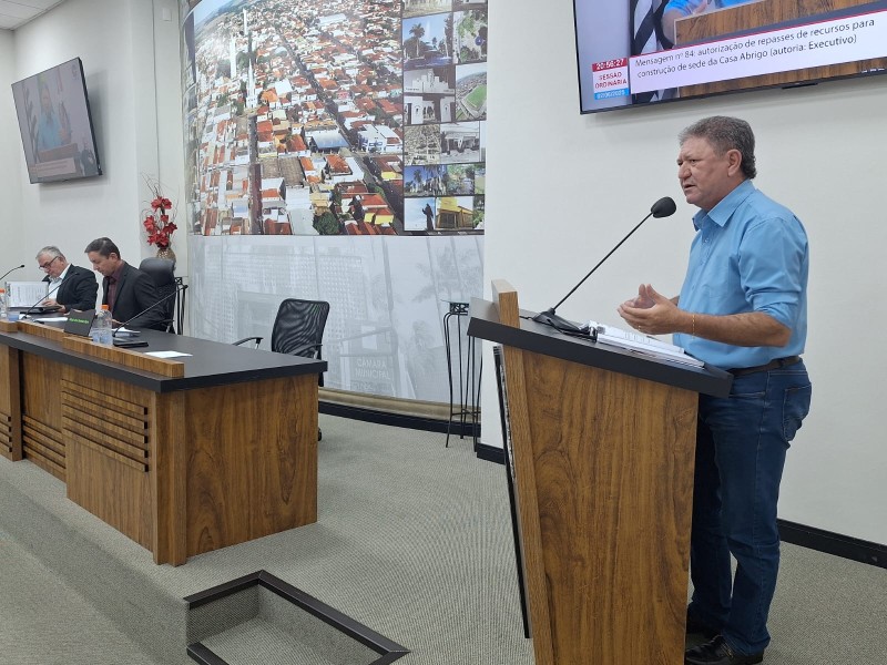 Câmara aprova repasse de R$ 580 mil para construção da Casa Abrigo