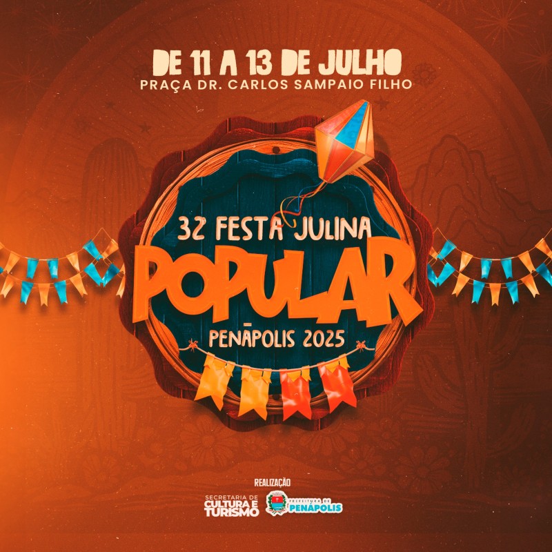 Penápolis terá “Festa Julina Popular” de 11 a 13 de julho