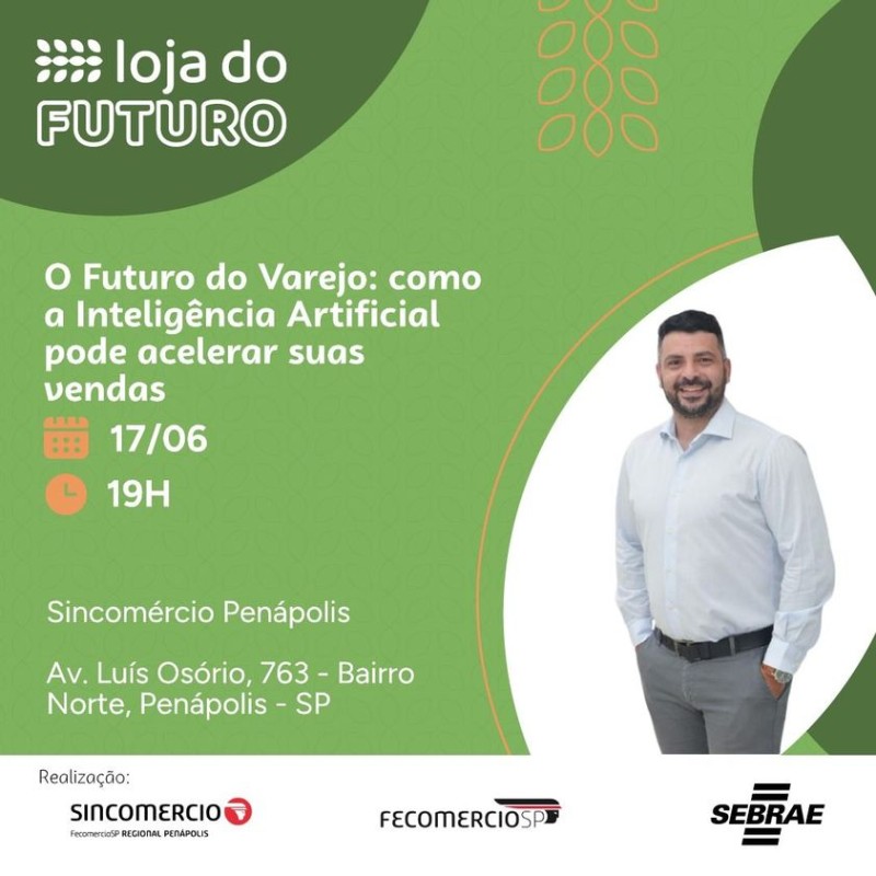 Programa Loja do Futuro será lançado nesta terça-feira no Sincomercio