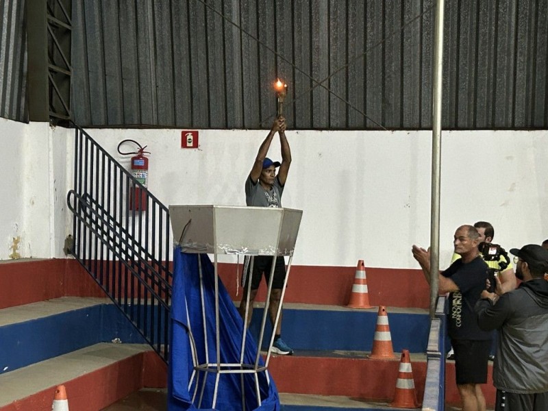 Abertura do CAFU 2025 ganha destaque com acendimento de pira e marca início dos jogos em grande estilo