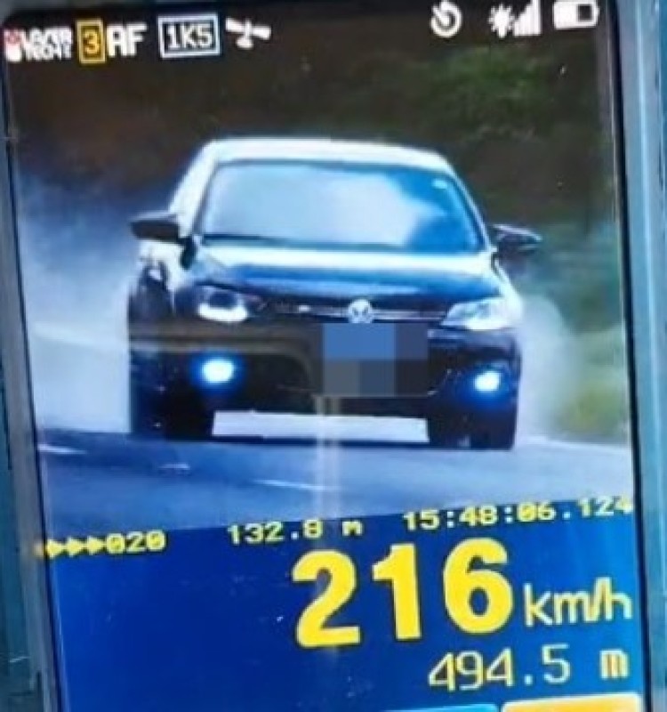 Motorista é flagrado a 216 km/h na Rondon em Andradina