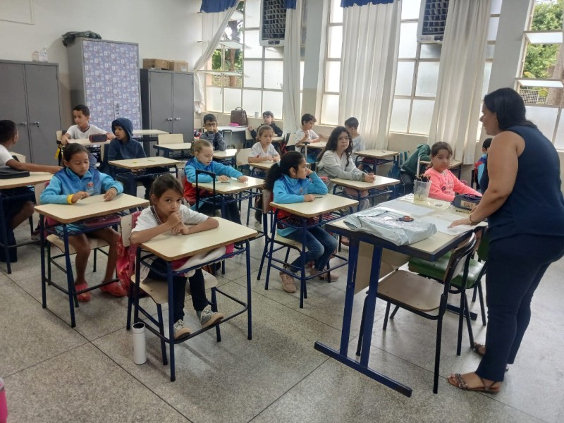 Alunos da rede municipal fazem provas do Saresp