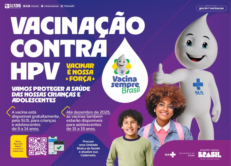 Vacinação contra HPV para jovens até 19 anos termina dia 30