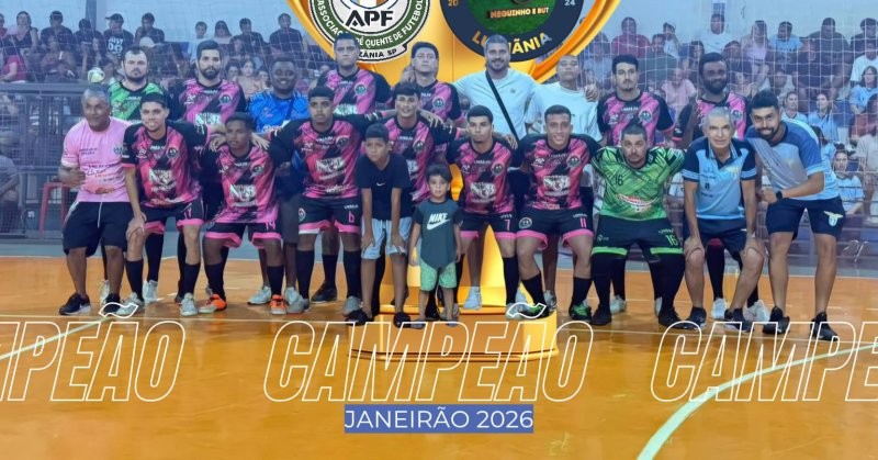 Lazio/NB/Os Pé Quente é campeão do Futsal de Férias de Luiziânia