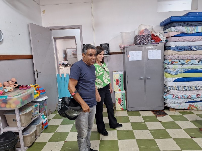 Câmara acompanha espaço provisório para CEIM Alphaville