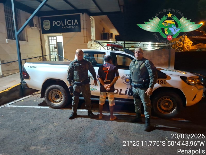 Policia Ambiental prende homem por adulteração de veículo