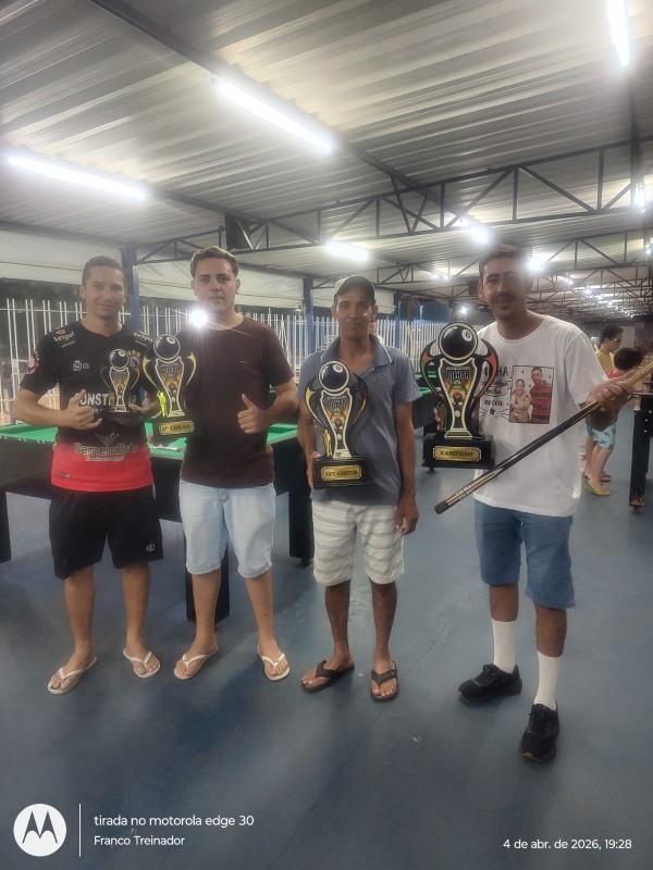 Torneio de Bilhar reuniu 43 associados no Clube de Campo Lago Azul