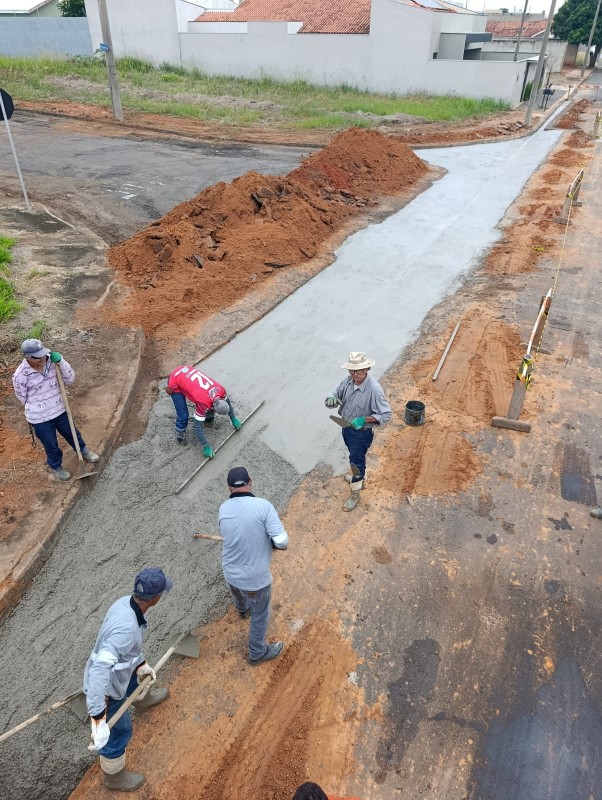 Nova bacia de escoamento é construída no bairro Flávia