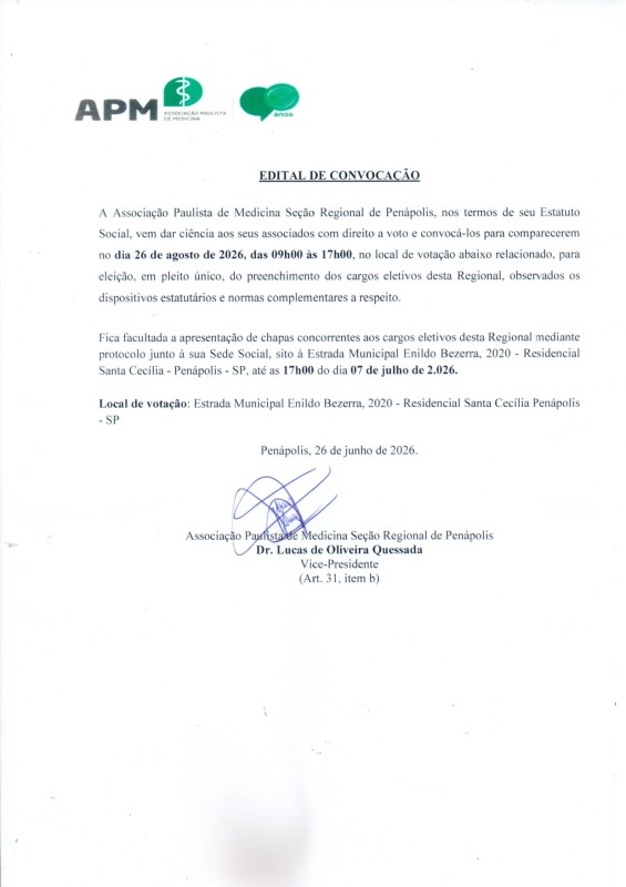 APM - EDITAL DE CONVOCAÇÃO