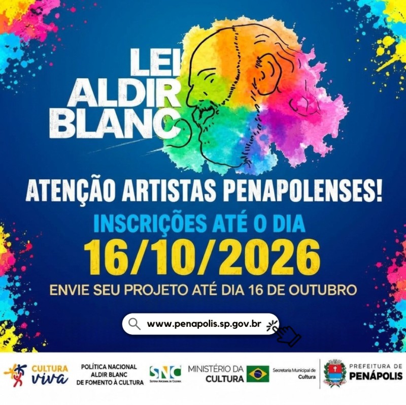 Lei Aldir Blanc: Prazo para inscrição de projetos culturais termina amanhã