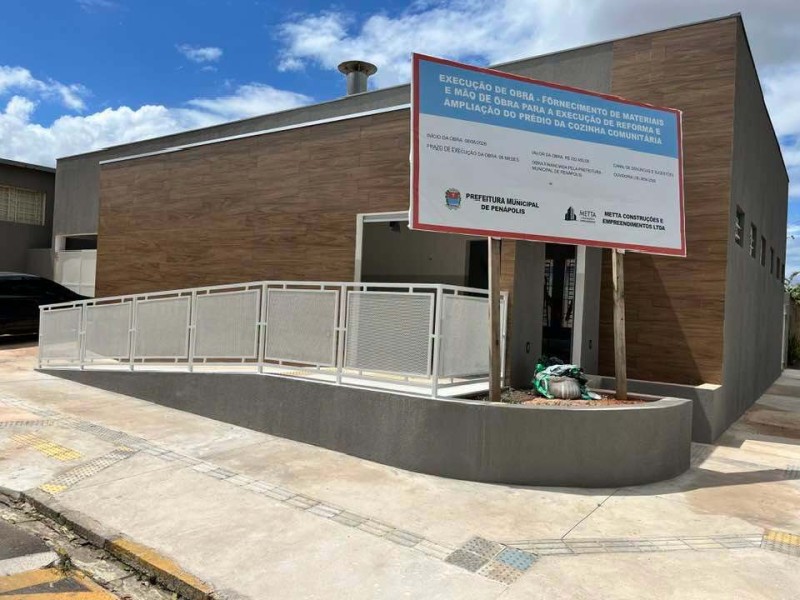 Obras de reforma da Cozinha Comunitária entram em fase final