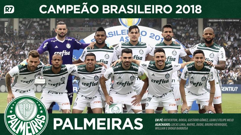 Palmeiras vence Vasco e conquista seu décimo Campeonato Brasileiro