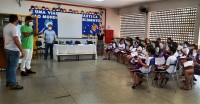 Escola realizou uma cerimônia de premiação aos alunos participantes