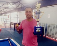 Flávio Pereira da Silva, o Gordo, sagrou-se campeão do torneio