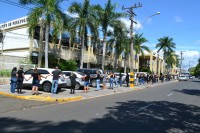 Categoria promoveu uma manifestação pacífica no começo da tarde de ontem (14)