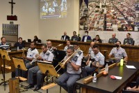 Solenidade contou participação da banda da Polícia Militar de Araçatuba