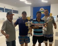 Sagraram-se campeões Natanael G. Ferreira, o Paraná, e Sandro Francisco, o Baxo