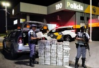 453 tijolos de maconha estavam no porta-malas do Renault Duster conduzido pela menor