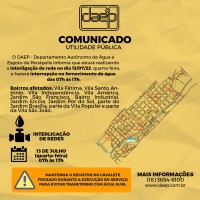 Confira os bairros afetados