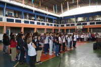 Celebração de aniversário contou com apresentações feitas pelos alunos