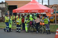 Atividade foi concentrada na rodovia Sargento Arnaldo Covolan, próximo à rotatória da Cidade Jardim