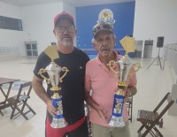 Paulo Sérgio dos Santos, o Tábua, e Jesus dos S. Rocha foram os campeões