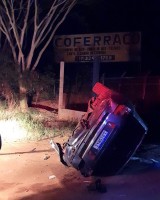 Diniz conduzia o veículo quando, por motivos a serem apurados, capotou