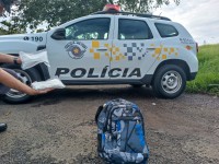 Pacotes de cocaína estavam na mochila do acusado, preso em flagrante pelo TOR